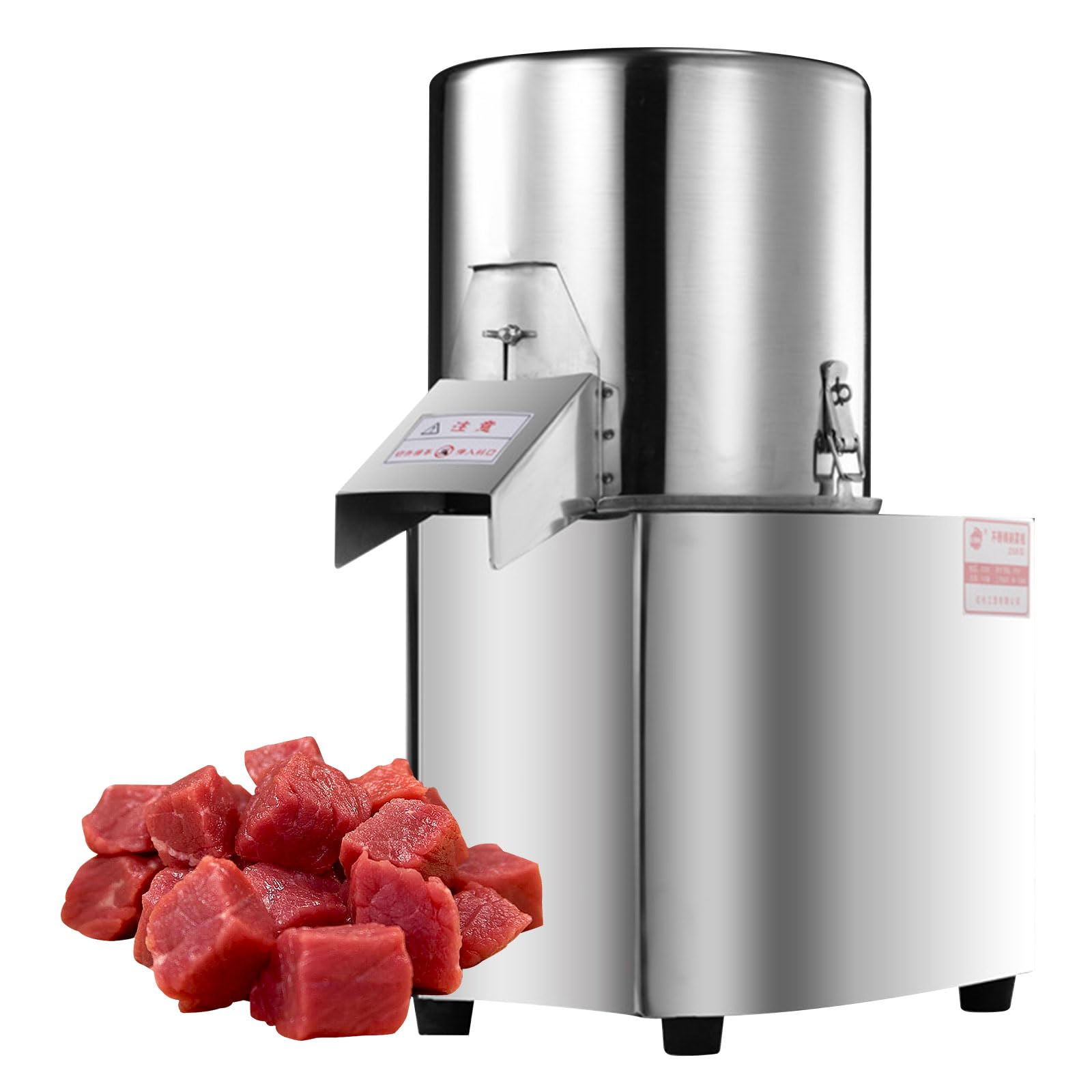 PEIXEN Cortadora De Carne Eléctrica De Acero Inoxidable De 220 V/1500 W, Cortadora Automática De Carne Y Verduras, Adecuada para Familias, Restaurantes, Comedores, Etc. 950W