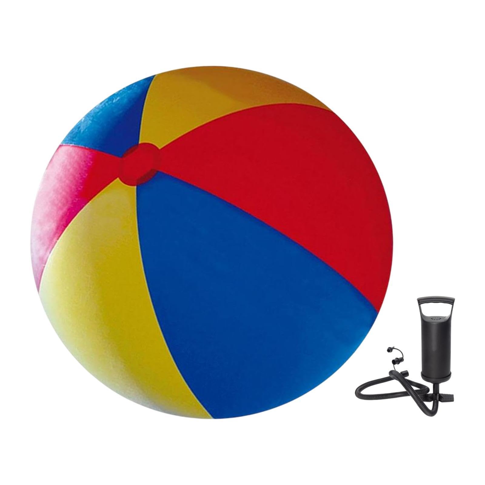 Qianly Pallone da Spiaggia Gonfiabile, Pallone da Biliardo, Facile da Trasportare, Realizzato in PVC, Pieghevole, Giocattolo Interattivo, Diametro 120 Cm