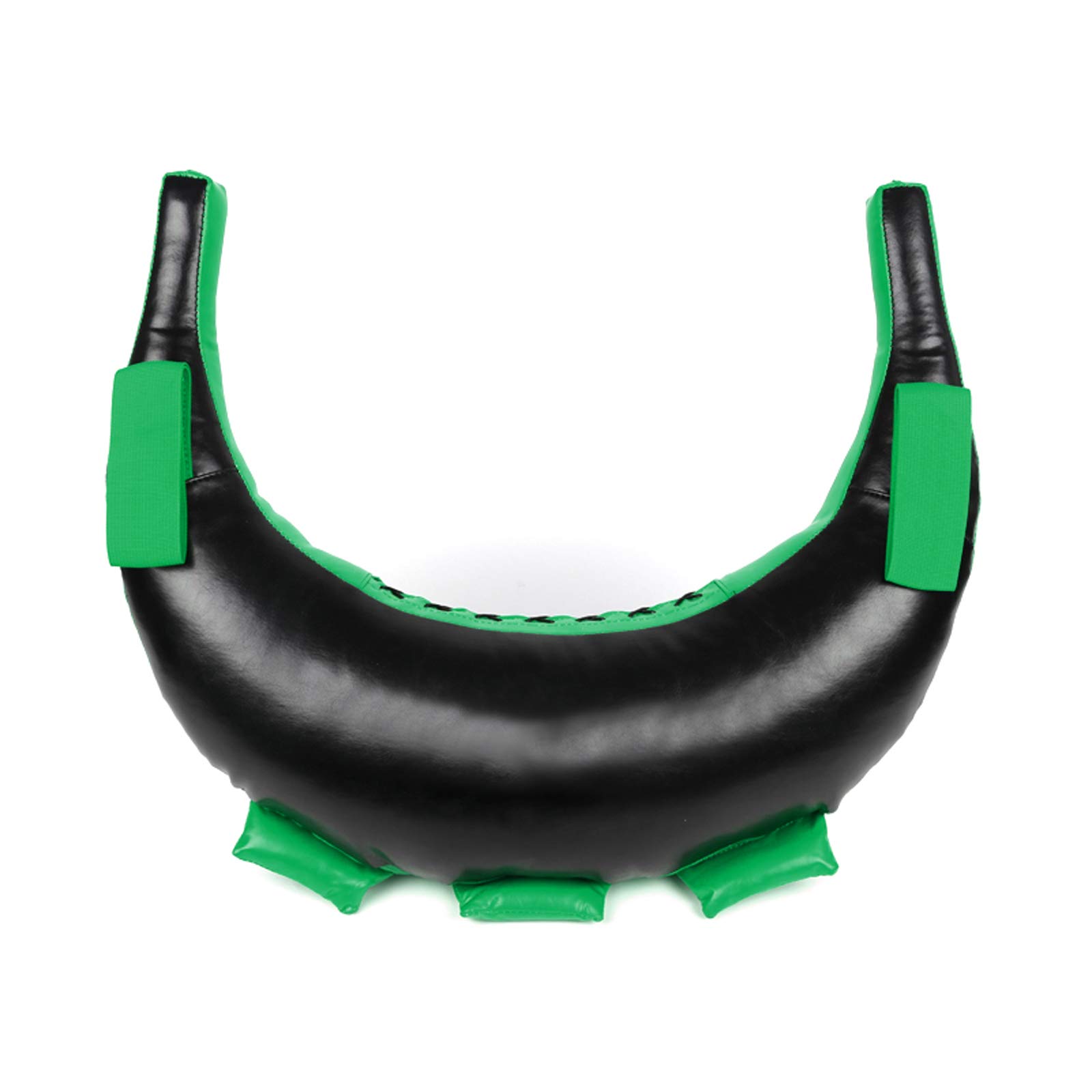 Jianyana Ox Horn Weightlifting Sandbag, Weight Training Power Bag Filled Weight Fitness Sandbag for Weight Lifting Squat Twist Snatch Warm up Exercise (Green & Black)