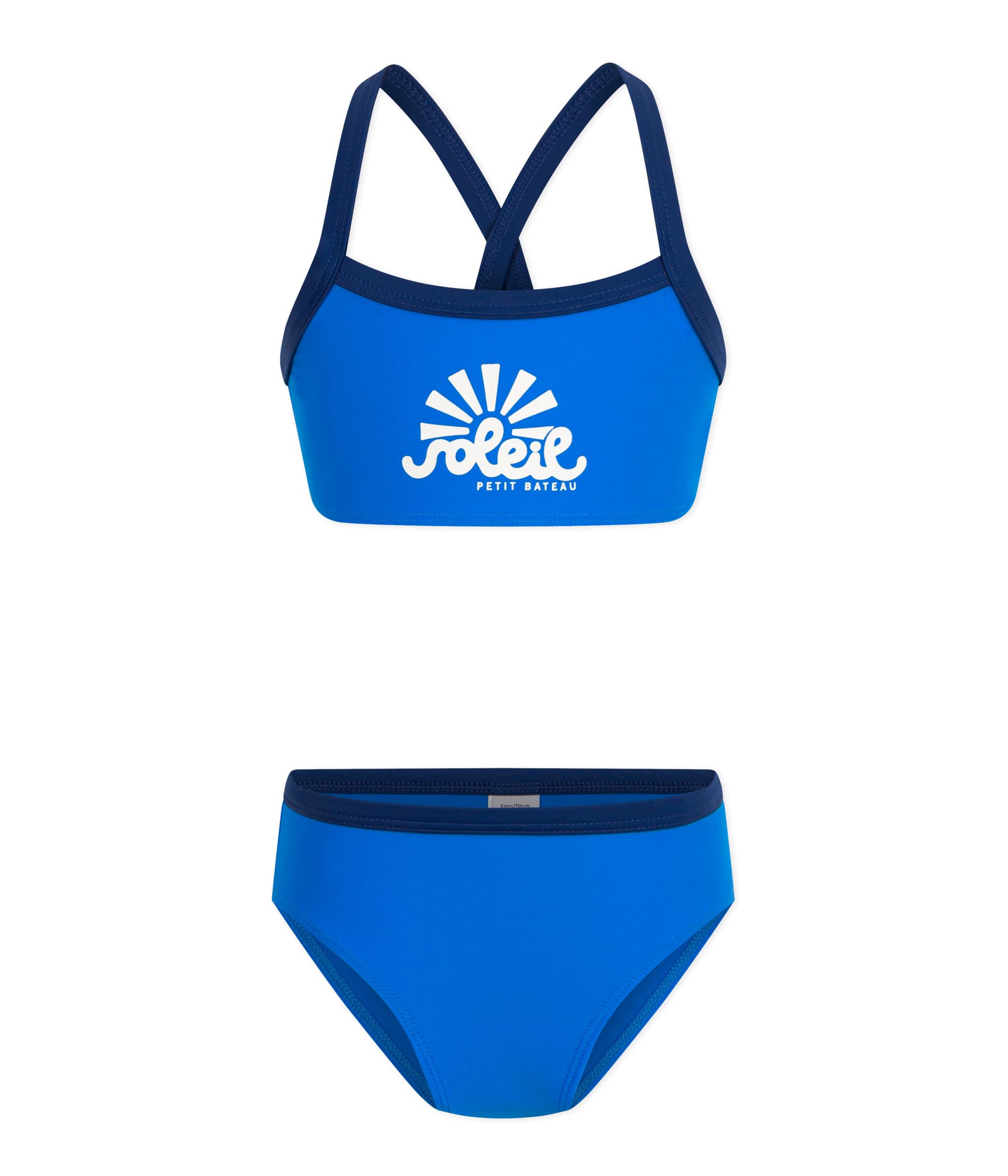 Petit Bateau Surf Swimming Costume 2P [4A, Surf, 4 Years