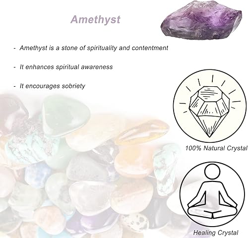 Miniatura 4 de Cristales crudos de amatista, cristales curativos grandes de 1.25 a 2.0 pulgadas, piedras naturales en bruto, cristal para volar, cabañas, rocas