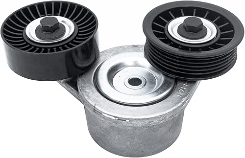 HICKS 38167 - Conjunto de tensor de correa de transmisión con polea para Dodge Durango 00-09 (V8 4.7L), Jeep Commander 06-11 (V6 3.7L), Jeep Grand