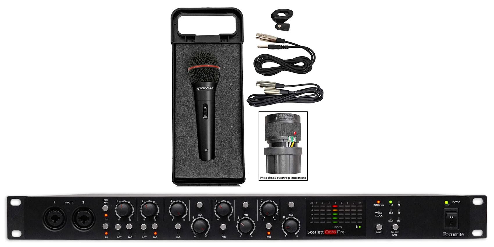 FOCUSRITE Scarlett OctoPre ADATマイクプリアンプ FOCUSRITE ( フォーカスライト ) Scarlett OctoPre ADATマイク