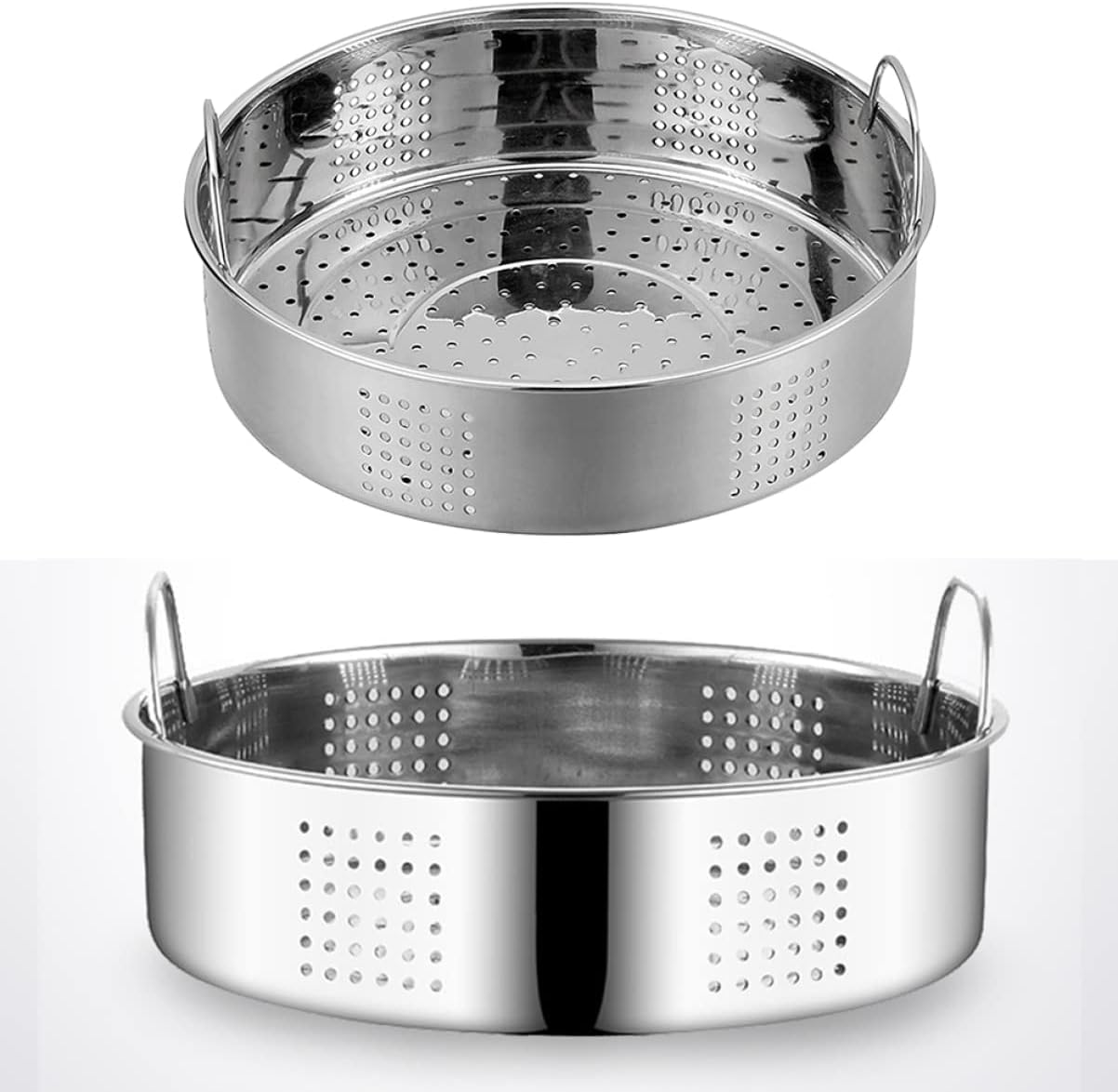 Cesta para cocinar al Vapor Verduras, vaporera para Pescado Cesta for cocinar al Vapor, vaporera de Acero Inoxidable, vaporera for Hacer Bolas de Masa, vaporera de Cocina