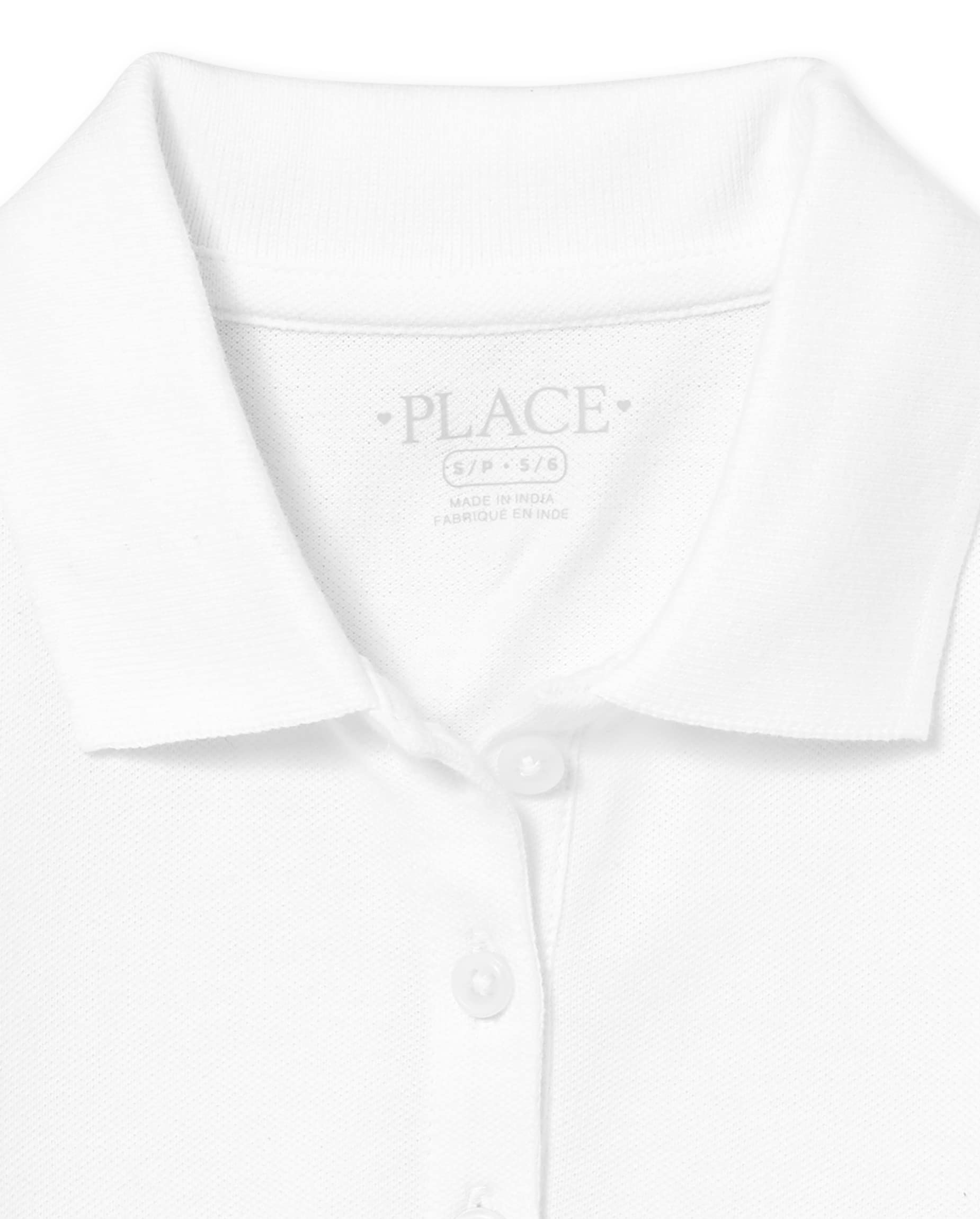 The Children's Place Koszula Dziewczynki Girls Uniform Long Sleeve Pique Polo 2-pack