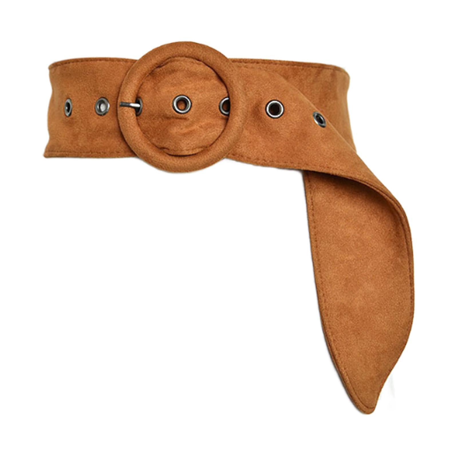 Women Overcoat Waist Belt Waist Tie Wide Waistband for Overcoats Jacket Coat brown-image-7