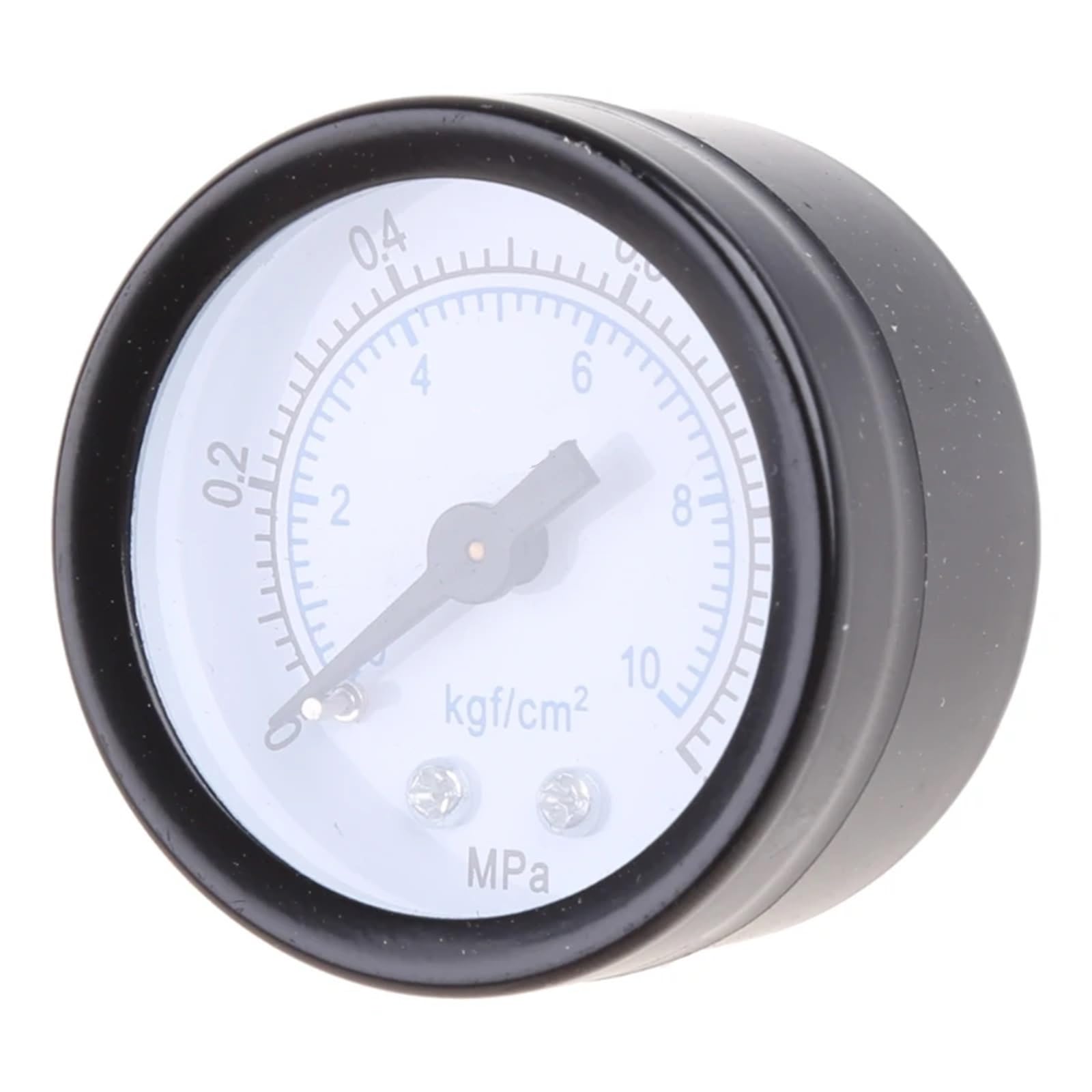 Manómetro de vacío, manómetro portátil Rosca de Aluminio de 1/8" Manómetro de Baja presión Rango 0-1,0 Mpa-/0-10 kgf/cm2 Manómetro de Montaje Doble