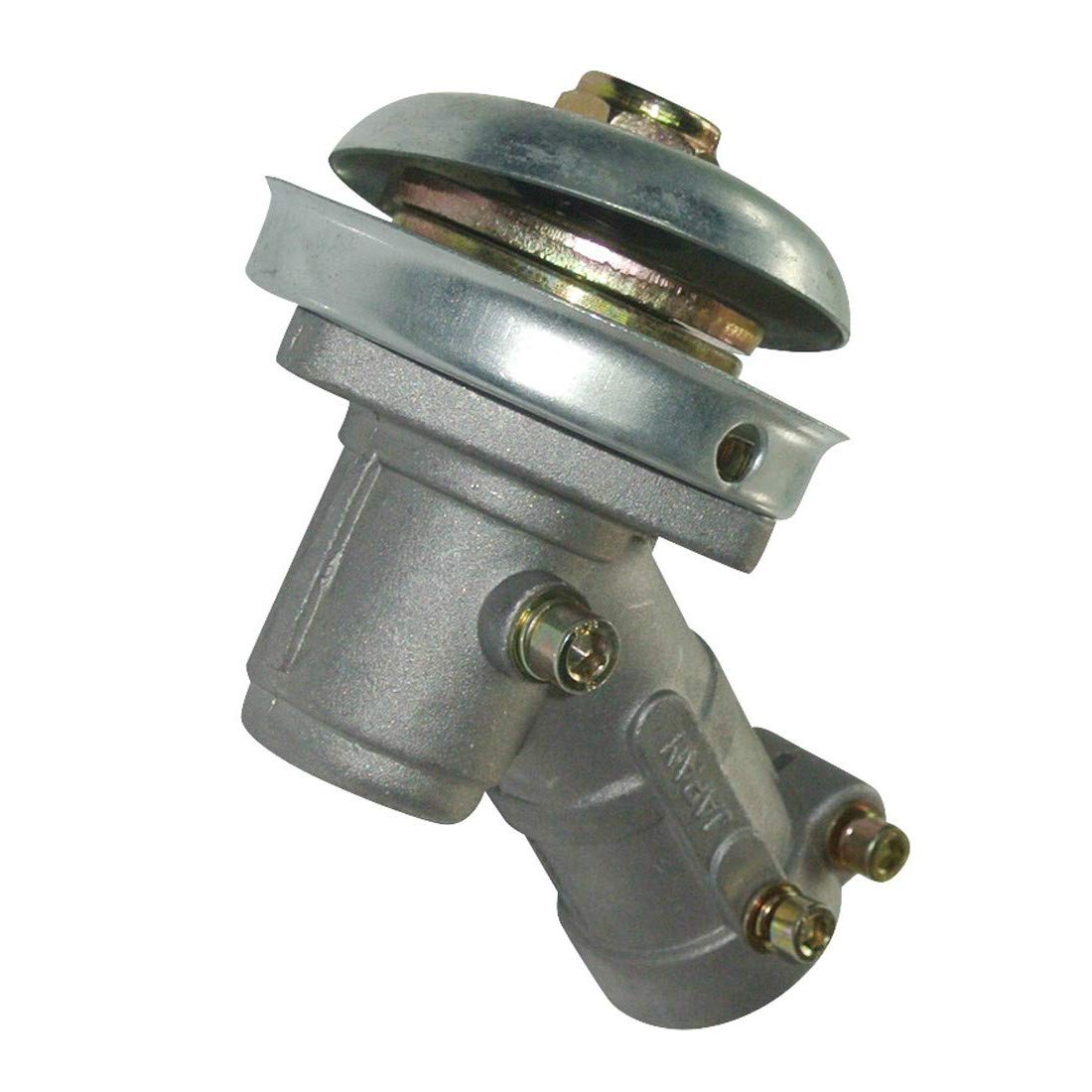Cabezal Desbrozadora 28mm 9 Dientes, Caja Reductora Universal M10 x 1.25LH, Engranaje Completo Monoforo con 2 Tornillos para Cortacésped/Desbrozadora