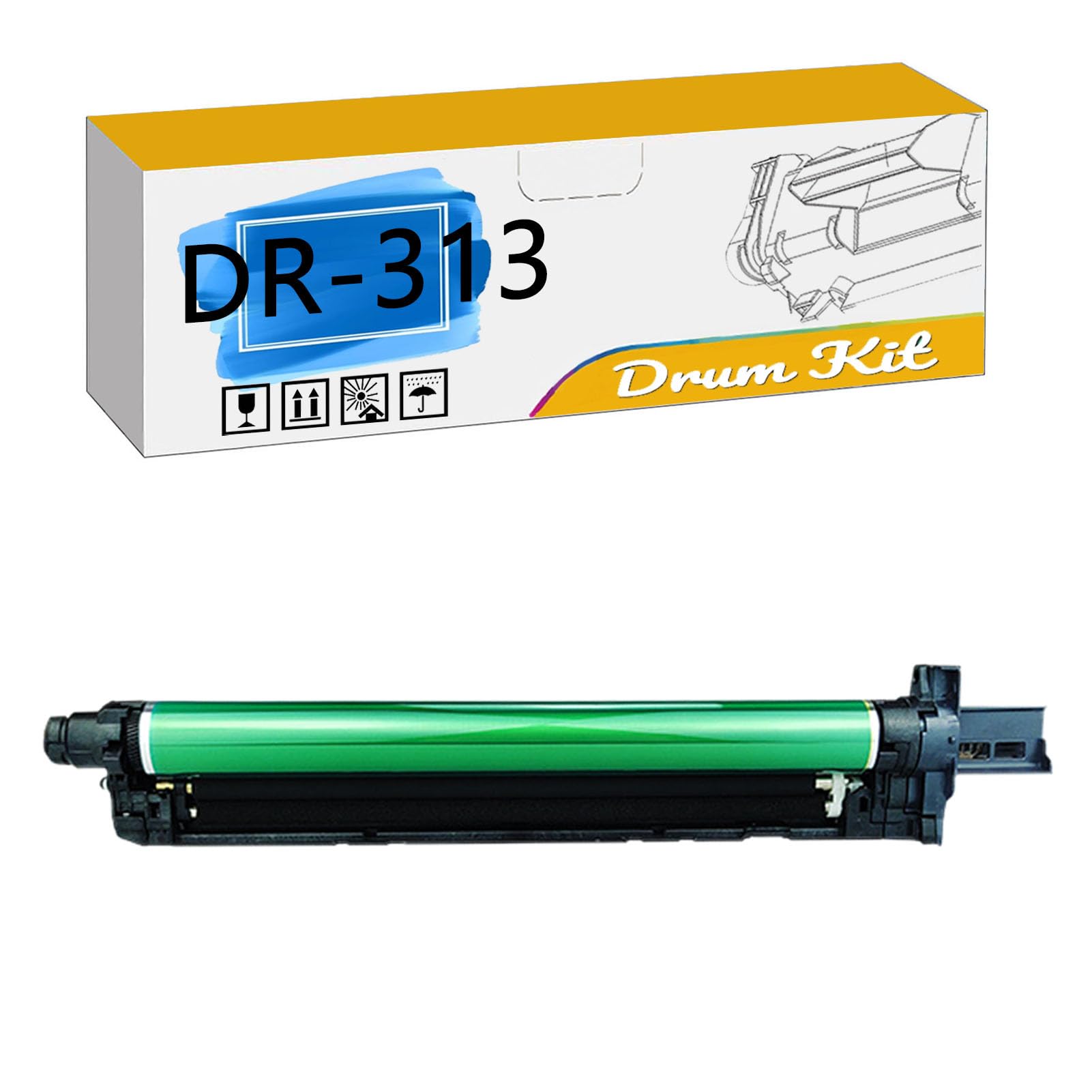 DR-313 DR313 Imaging Drum Kit, compatibile per Konica Minolta Bizhub C308 C368 C258 C458 C558 C658 Stampanti 【Volume di stampa elevato con chip】 Cyan*1