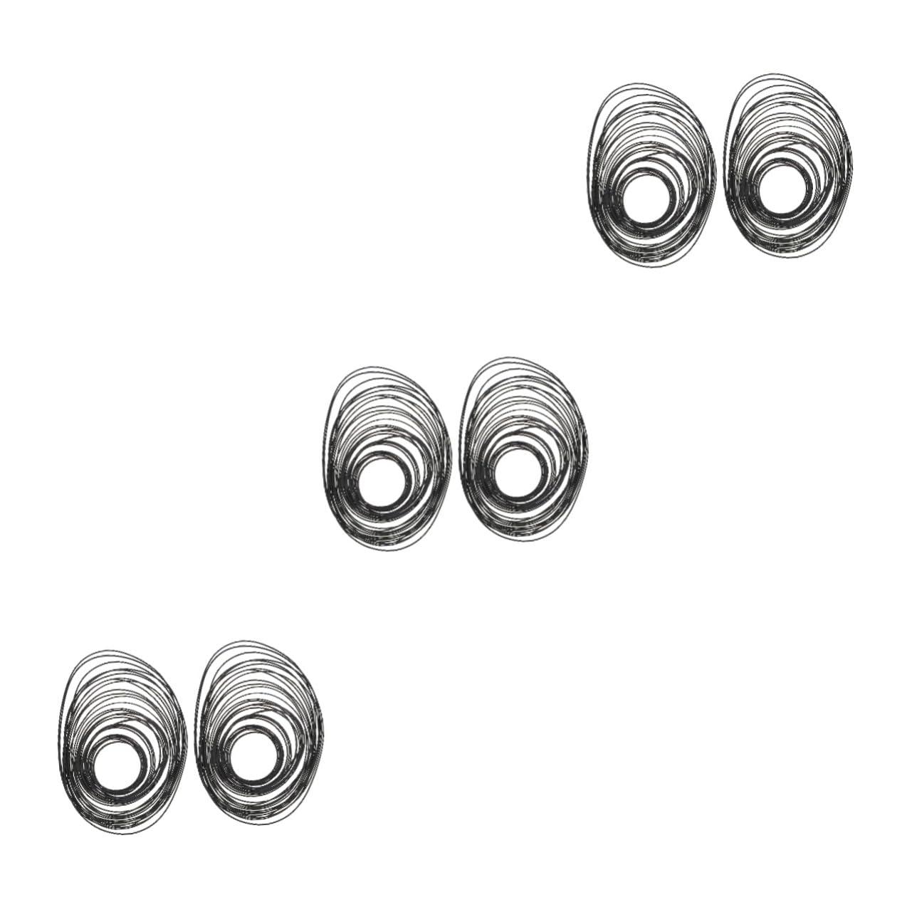 PartyKindom 6packs Professional Recorder Cassette Repair Belt for Smooth Rotation and Noise Reduction for Tape Devices and Turntables