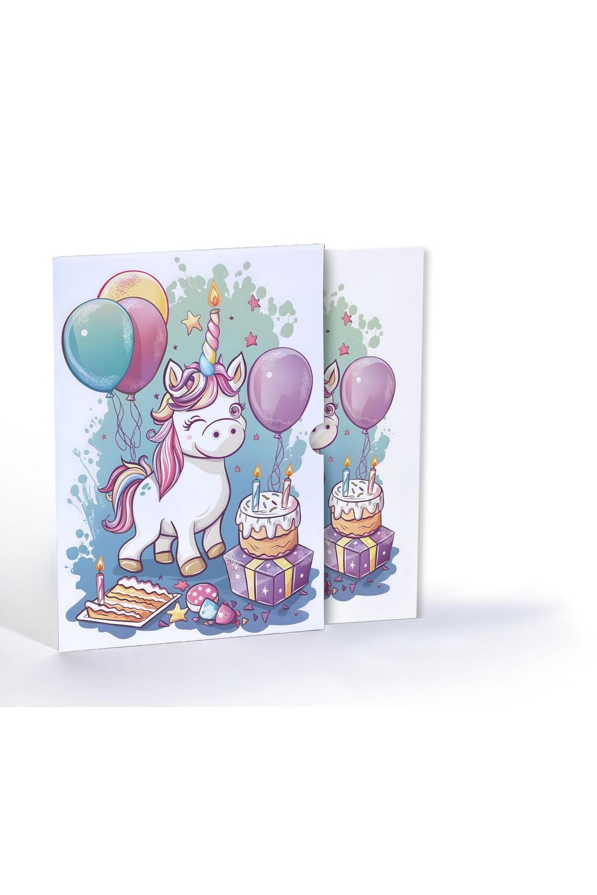 Unicornun Tatlı Dünyası, A4 Poster (GGK-PG031)