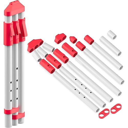 Modular Triple Flute by Instruments by Bras - 20-in-1 Reconfigurable System | Native American Flute for All Skill Levels | Handmade in France | Food-Grade 3D Printed PLA