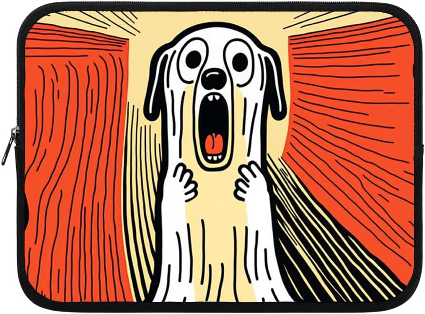 Funny Dog iPad Sleeve - Graphic Tablet Sleeve - Art Print Carrying Case - 10 inches