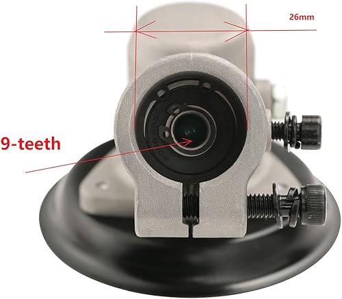 Miniatura 2 de Pieza de repuesto Caja de engranajes Caja de engranajes de cortacésped Cabeza de engranaje de 1.024 in de diámetro 9 teech Rod M10X1.25LH apto para