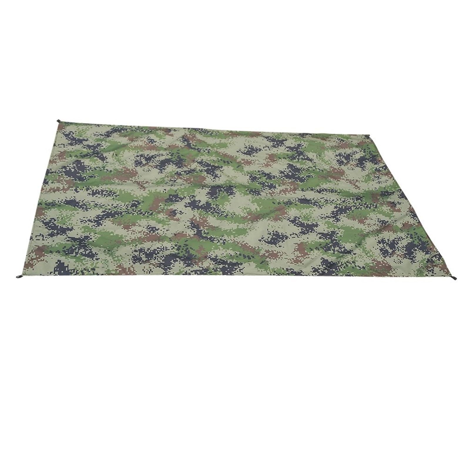 Waterproof Tarp, 2PCS Canopy Tent Camping Hammock Rain Beach Green 100x145CM