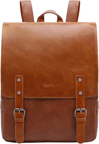 leather like backpack