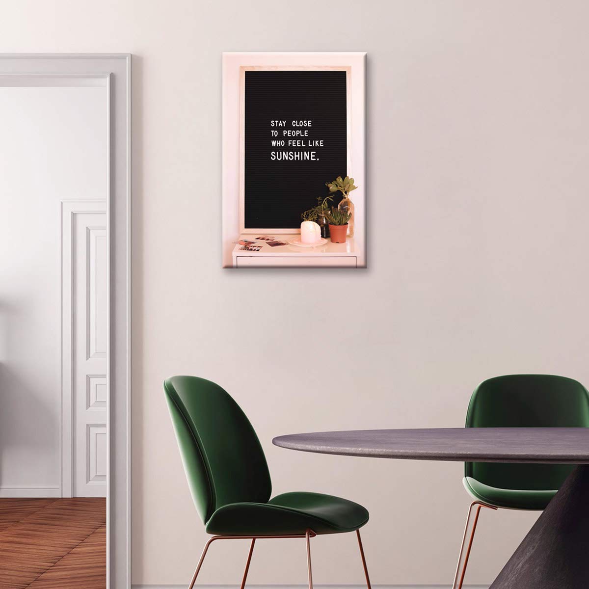 Annick Goutal Estilo Moderno Lema Motivacional Lienzo Pintura Cartel Impresión Decoración Pared Arte Imágenes para Sala De Estar Dormitorio (1,60_x_90_cm(con Marco))