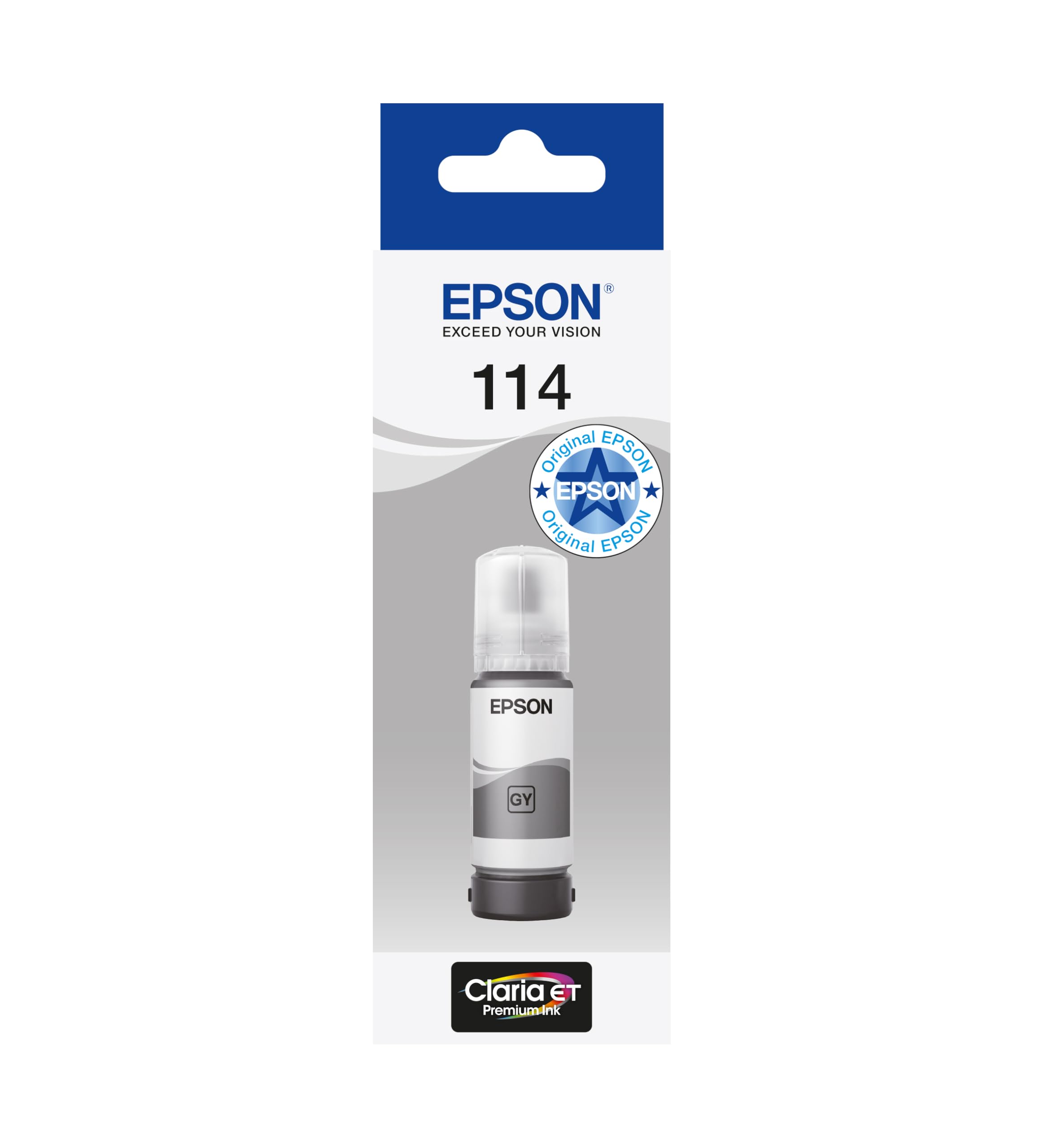 Epson EcoTank 114 Original Tintenflasche, Schwarz, Pigmenttinte