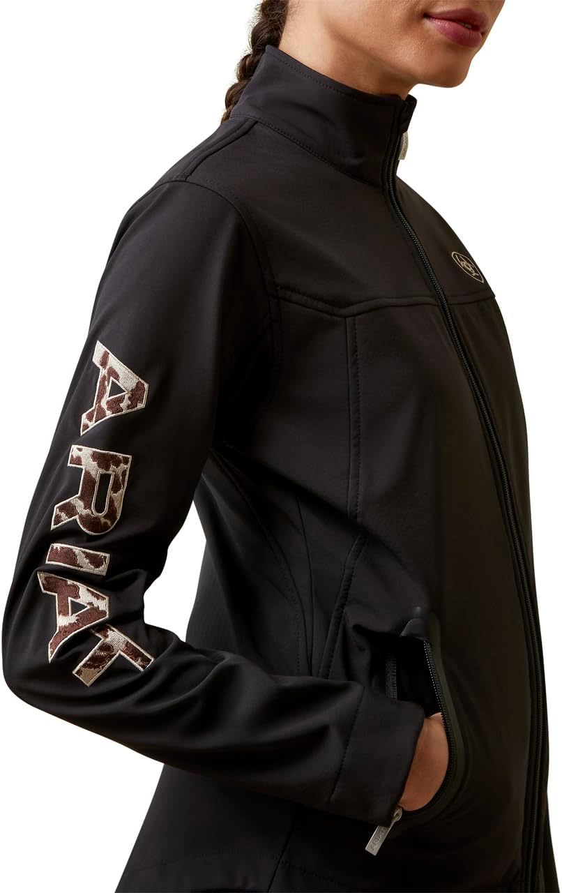 Ariat Women's New Team Softshell Jacket – Wind and Water Resistant Jacket - Image 4