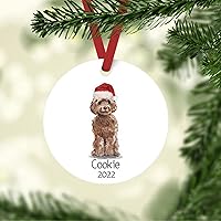 Vista 2 de Adorno Golden Retriever, adorno personalizado para perro, adorno personalizado Golden Retriever, regalo del propietario de Golden Retriever, Golden