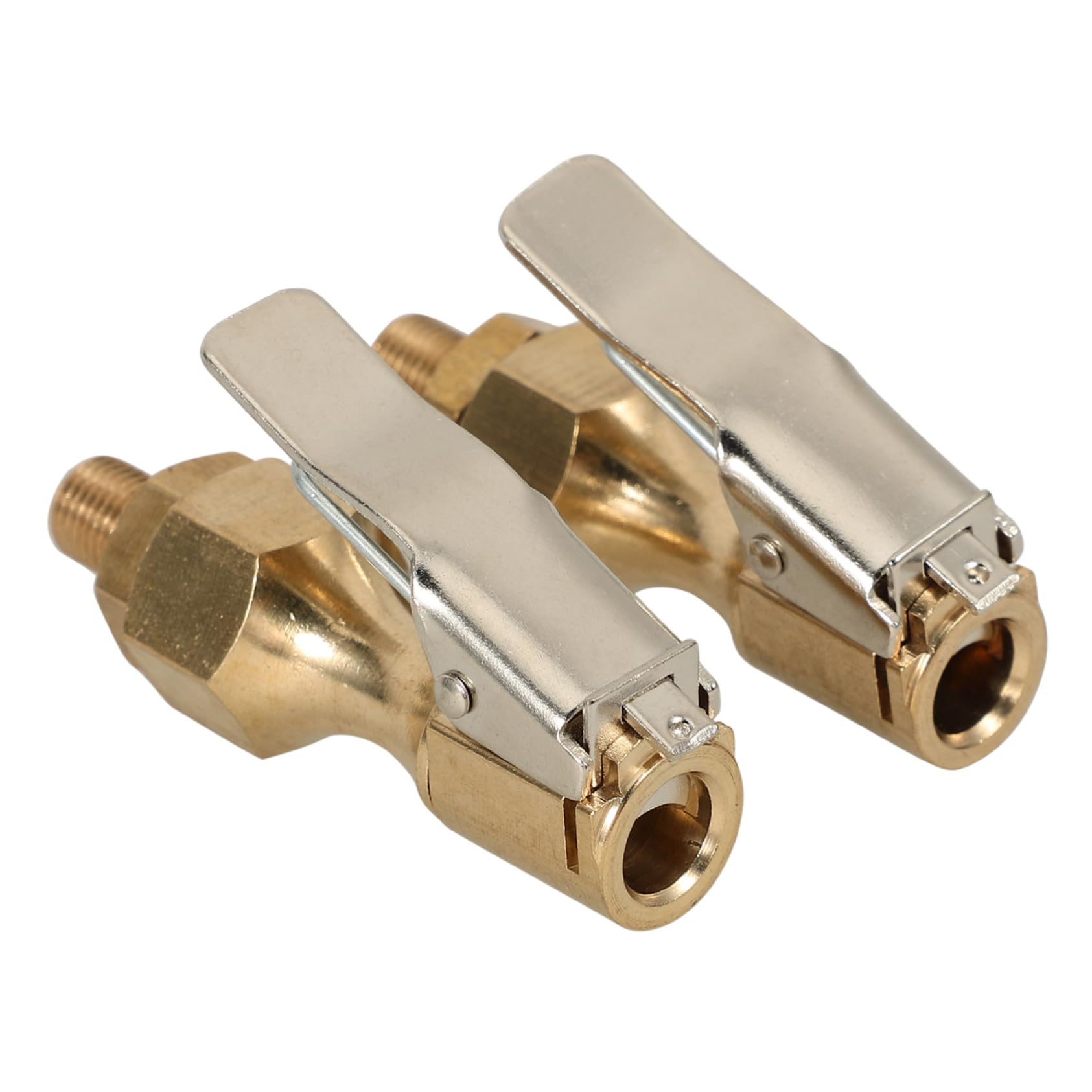 MOLUCKFU 2pcs Locking Air Chuck Kit for Tire Inflation Construction Quick Connect Valve for Cars Trucks and More Tire Inflator Accessory