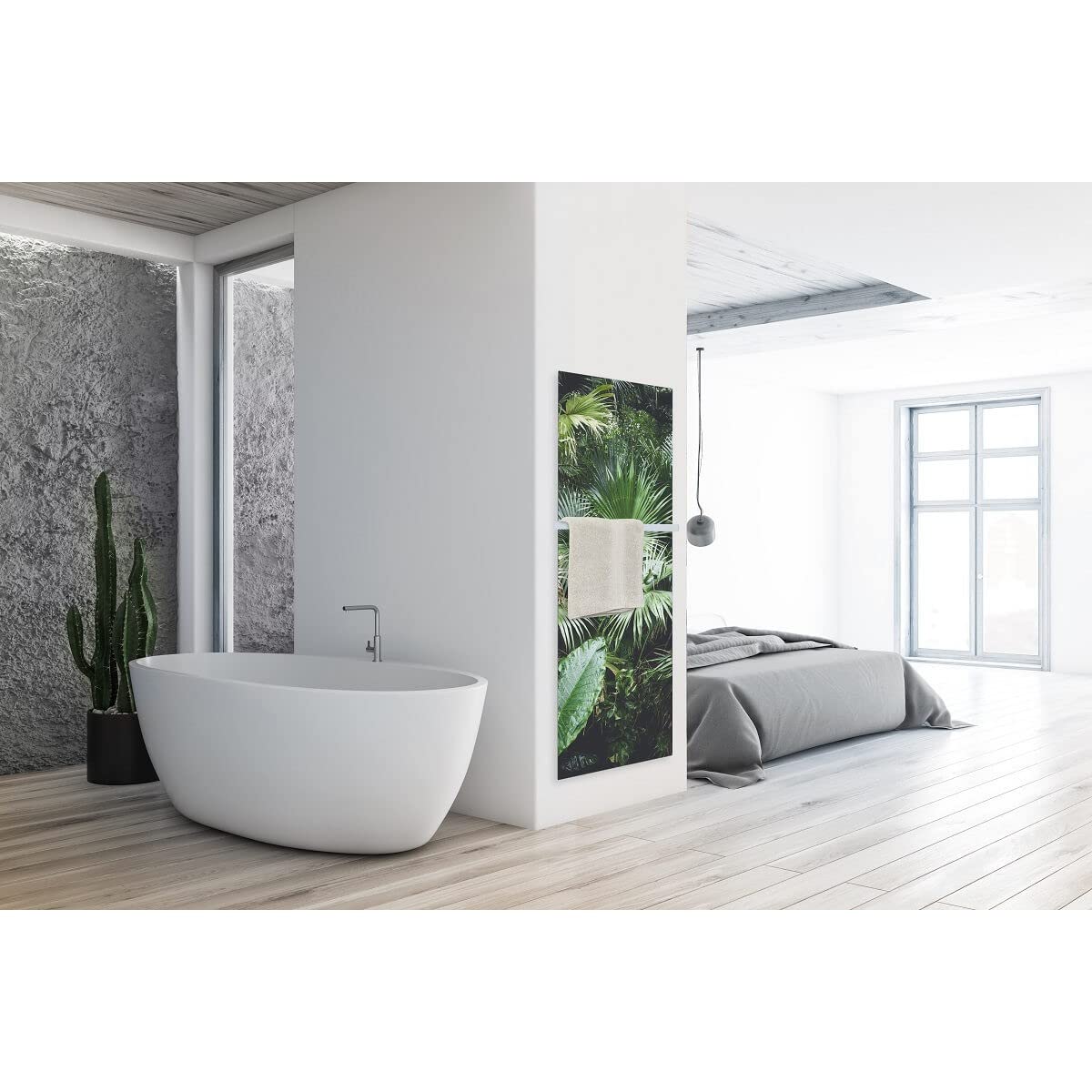 Decowatt Ceanothe Barre sèche-serviette 45 cm Fabriqué en France