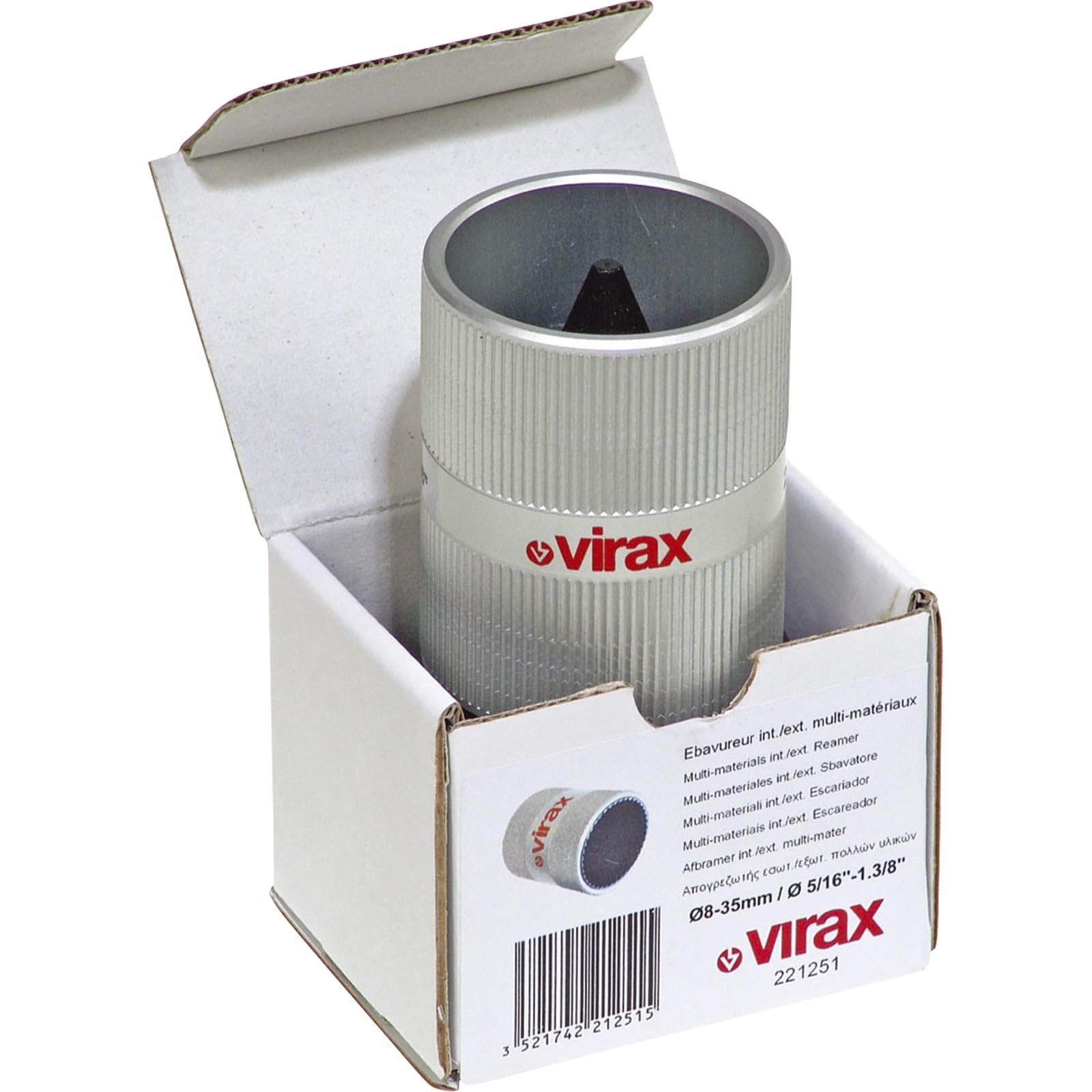 Virax Ebavureur intérieur / extérieur multi-matériaux Virax (diamètre au choix)-8-35