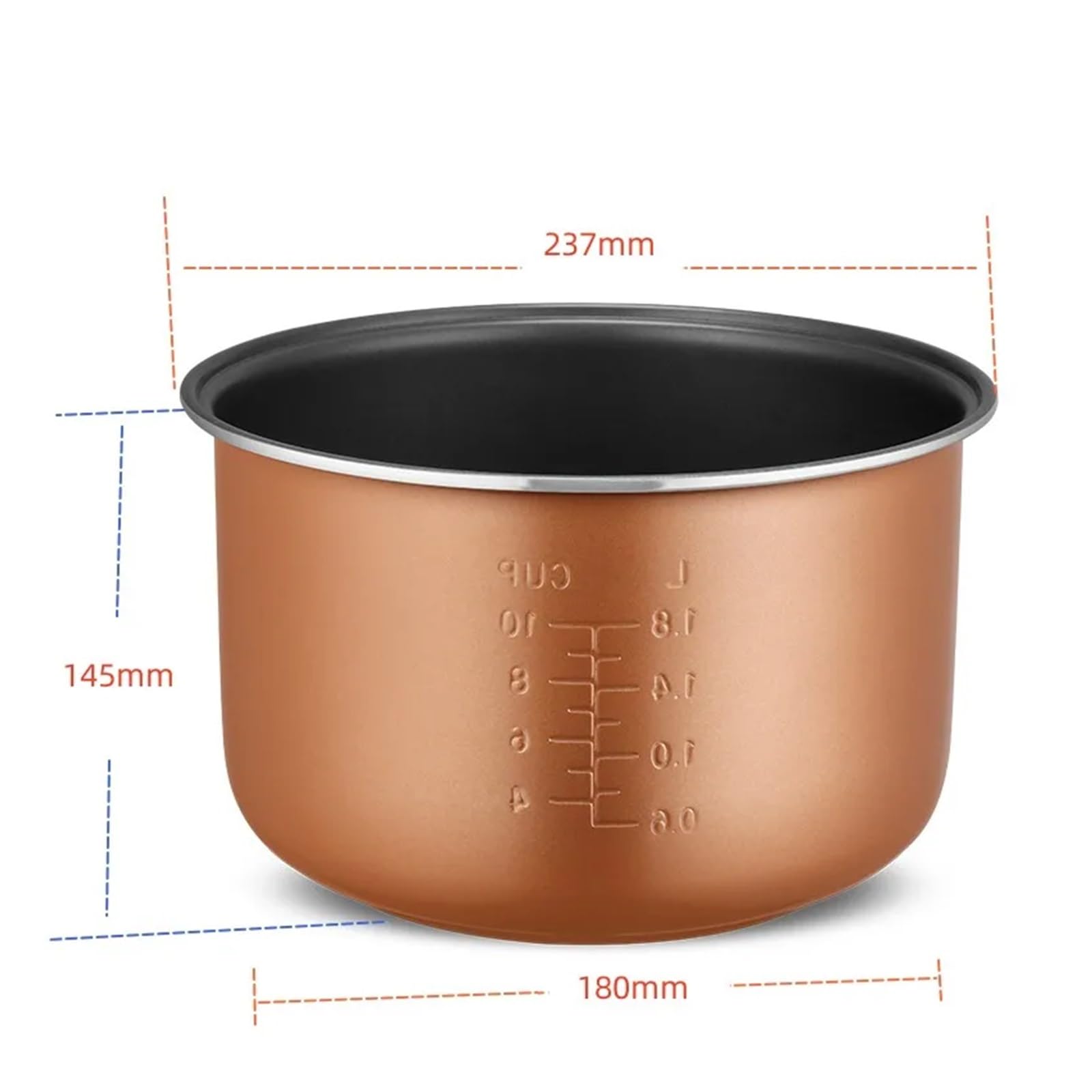 Recipiente Multicocina De 5 L Con Forma De Repuesto, Accesorio Universal For Cocinar Al Vapor, Cuchara Y Taza Medidora