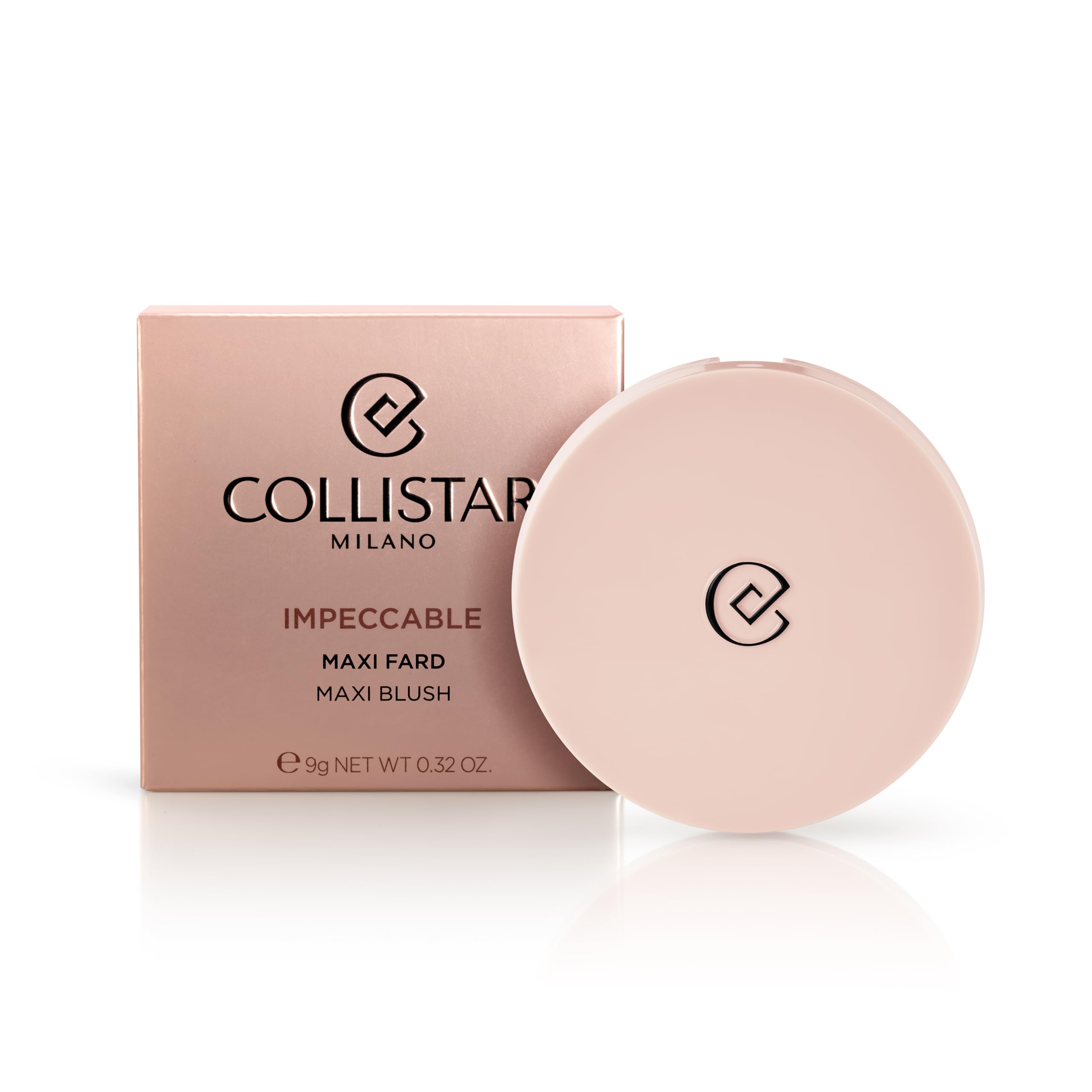 Collistar Impeccable Maxi Fard in Polvere, Lunga Durata, Idratante, Antinquinamento, Anti-Digital Ageing, Refillabile, in 8 Tonalità Intense per un Finish Luminoso, Formato Maxi, n.01 Sabbia, 9 g