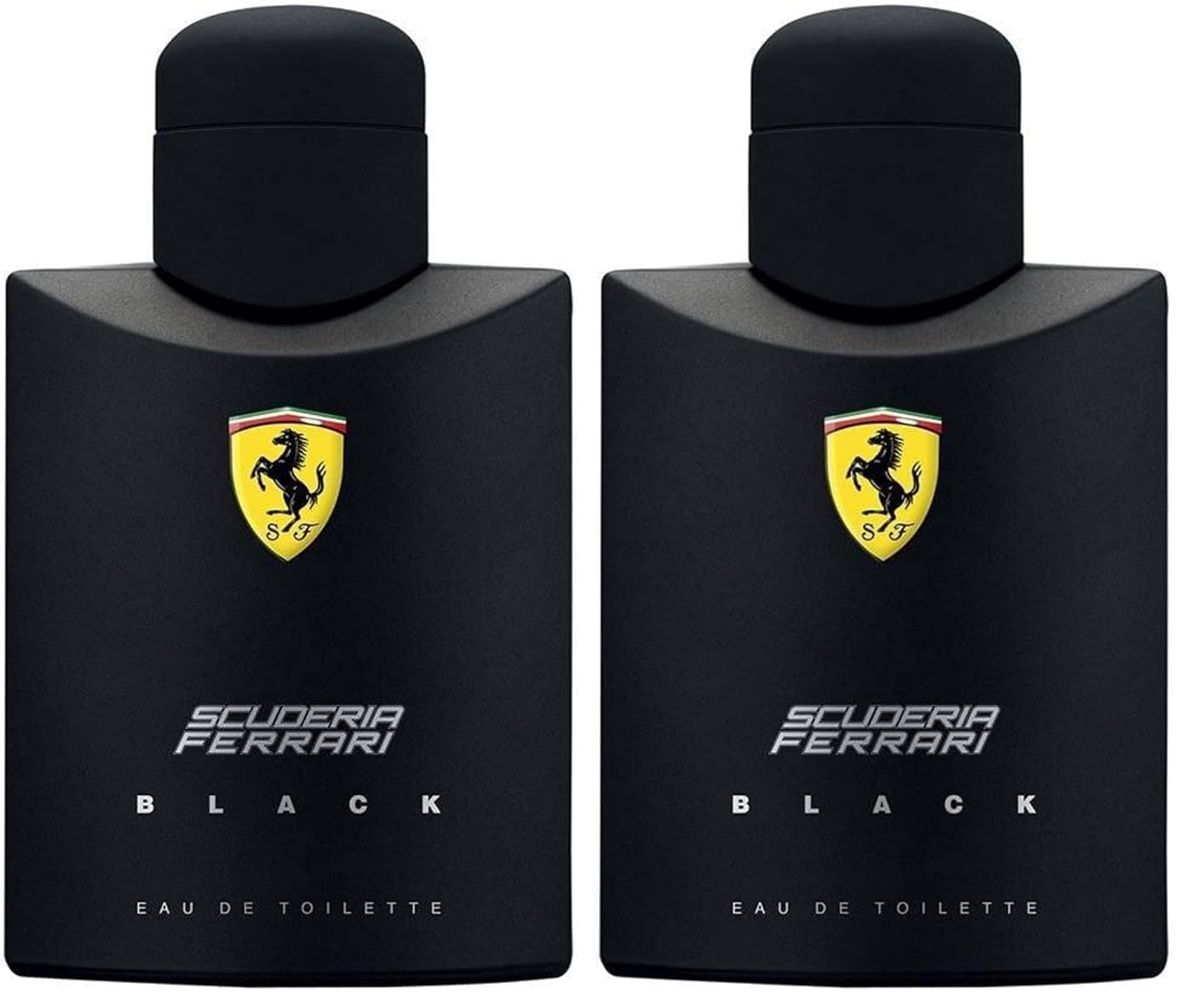 Ferrari Scuderia Black Eau De Toilette Spray For Men, 4.2 Ounce (Pack of 2)