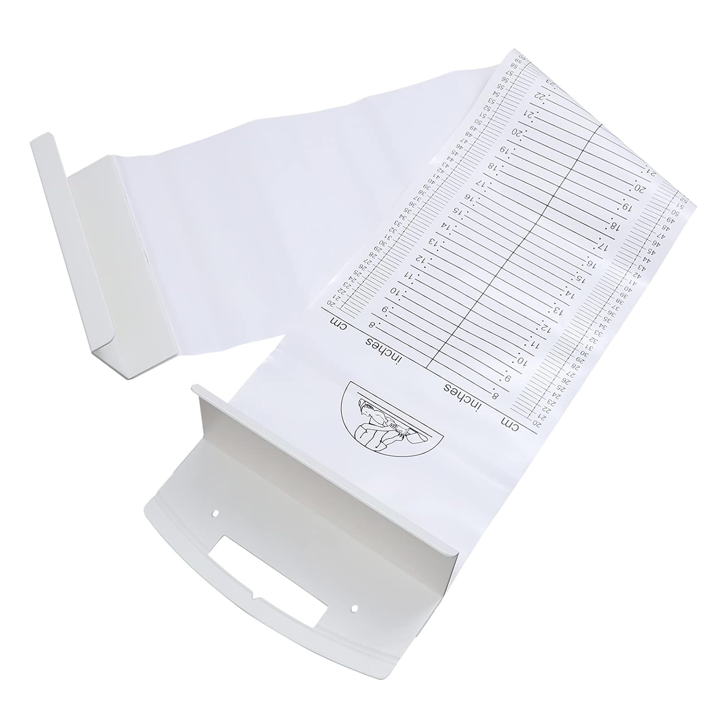 Totority Baby Height Ruler 52.75In Foldable Infant Measuring Mat Safe Skin Friendly Material Dual Scale for Home Nursery Growth Tracking