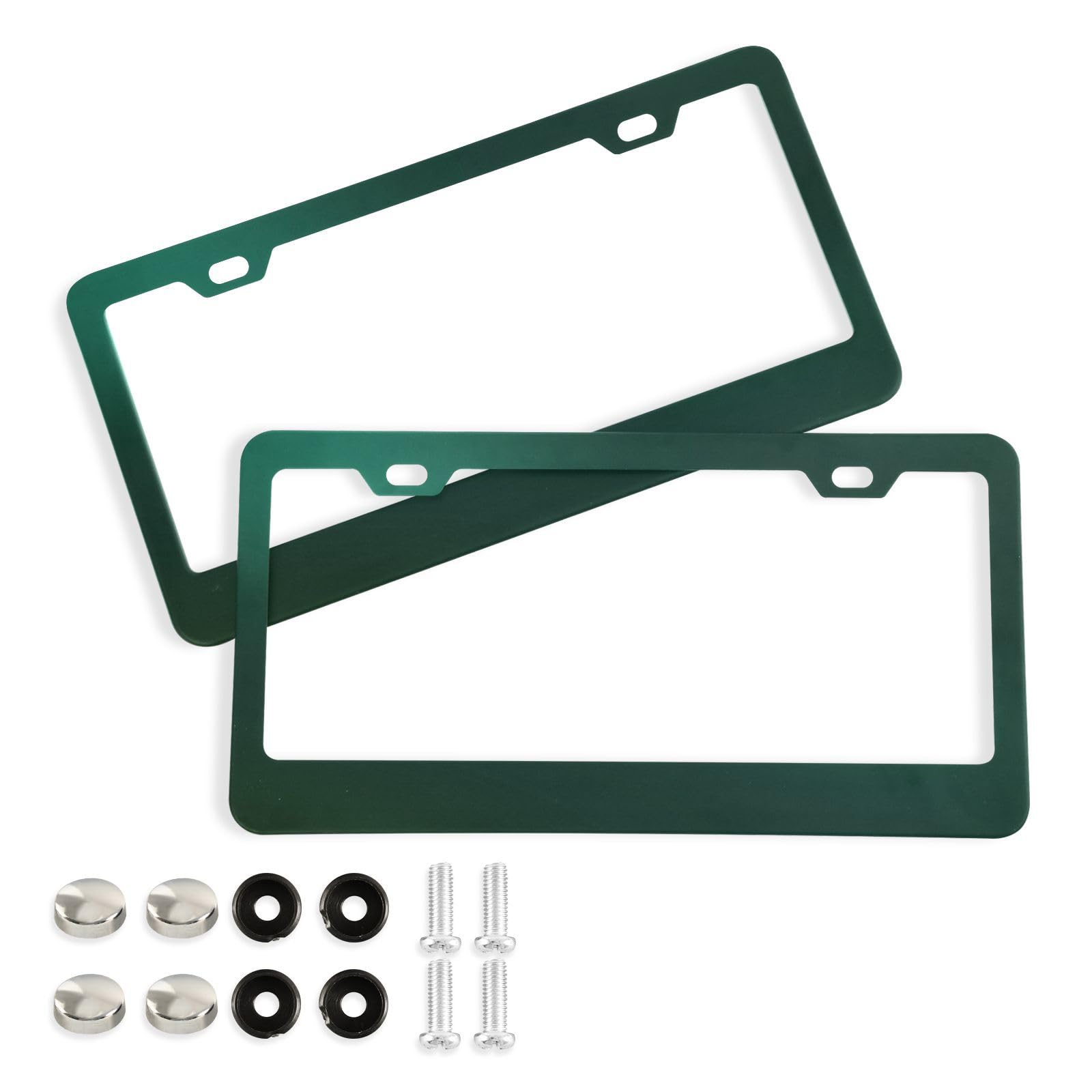 Amazon.com: YETTASBIN Hunter Green Solid Color License Plate
