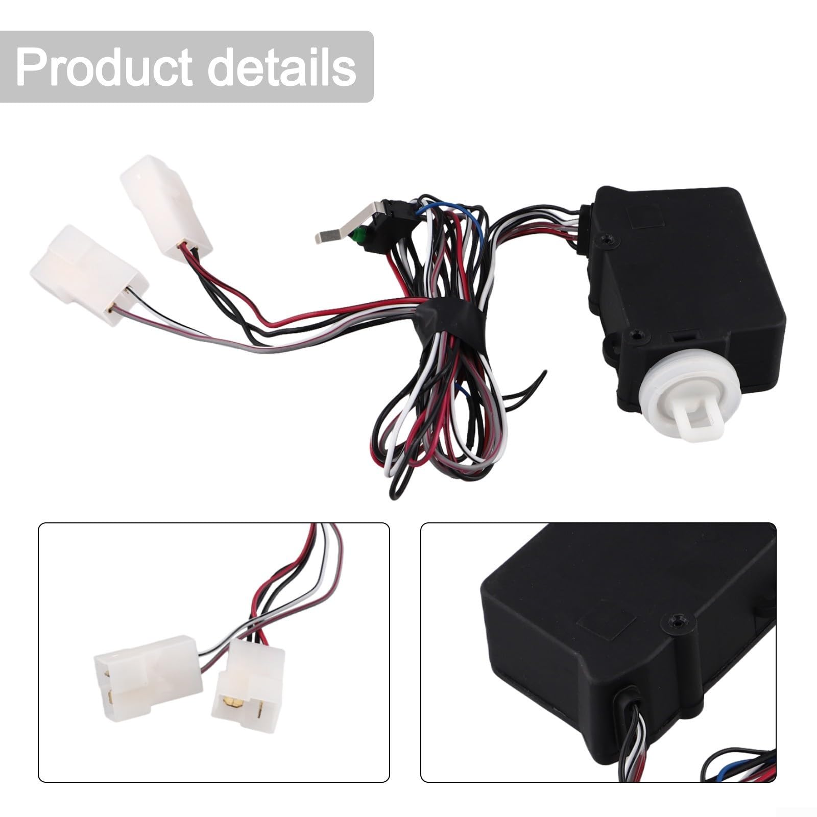 Actuador de cierre centralizado para Mercedes Sprinter (1996 – 2006) y Vito W638 (1996-2003) – Actuador de cerradura de puerta, negro, OEM 0018002475