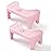 Recximi 2 Pack Squatting Potty for Adults, Pink Toilet Stool Squat Adult, Poop Stool for Bathroom, Foot Stools for Toilet Pooping, Anti-Slip Design, Easy to Wash