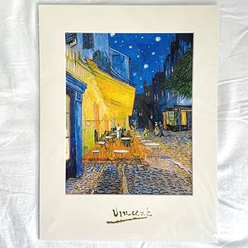 夜のはカフェテラス ゴッホ （新品未使用金具付き） 夜のはカフェ