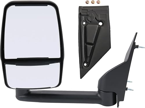 Miniatura 1 de JDMSPEED Espejo de visión lateral del conductor compatible con Chevy Express 150025003500 2003-2017 para GMC Savana 150025003500 ajuste manual