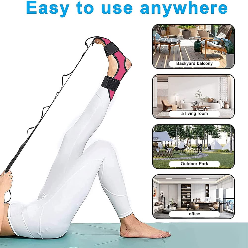 Fascia Elastica Per Yoga E Stretching - Cintura Per Allungamento Legamenti, Fitness E Pilates - Foto 9