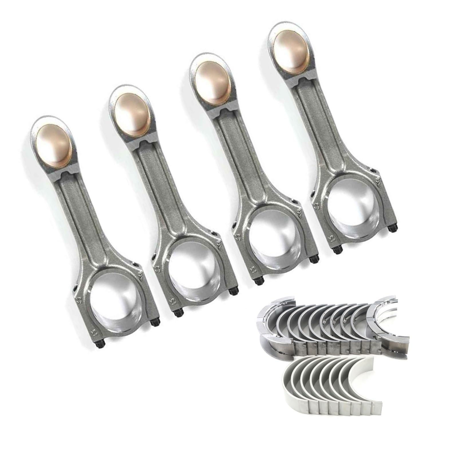 1 Set N47 Albero Motore E Biella Di Cuscinetti Adatti Per X1 X3 X5 3 5 Serie D20 2.0 11217803479 11248473777 11247812640 Set di pistoni di montaggio Kit cilindro albero