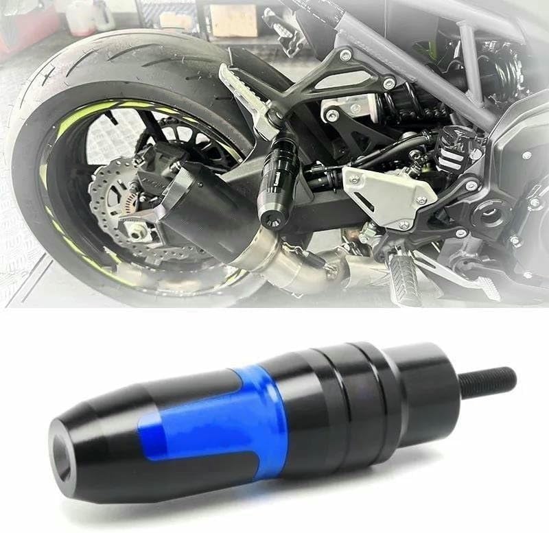Protections cadre moto aventure bleu pour préserver son châssis