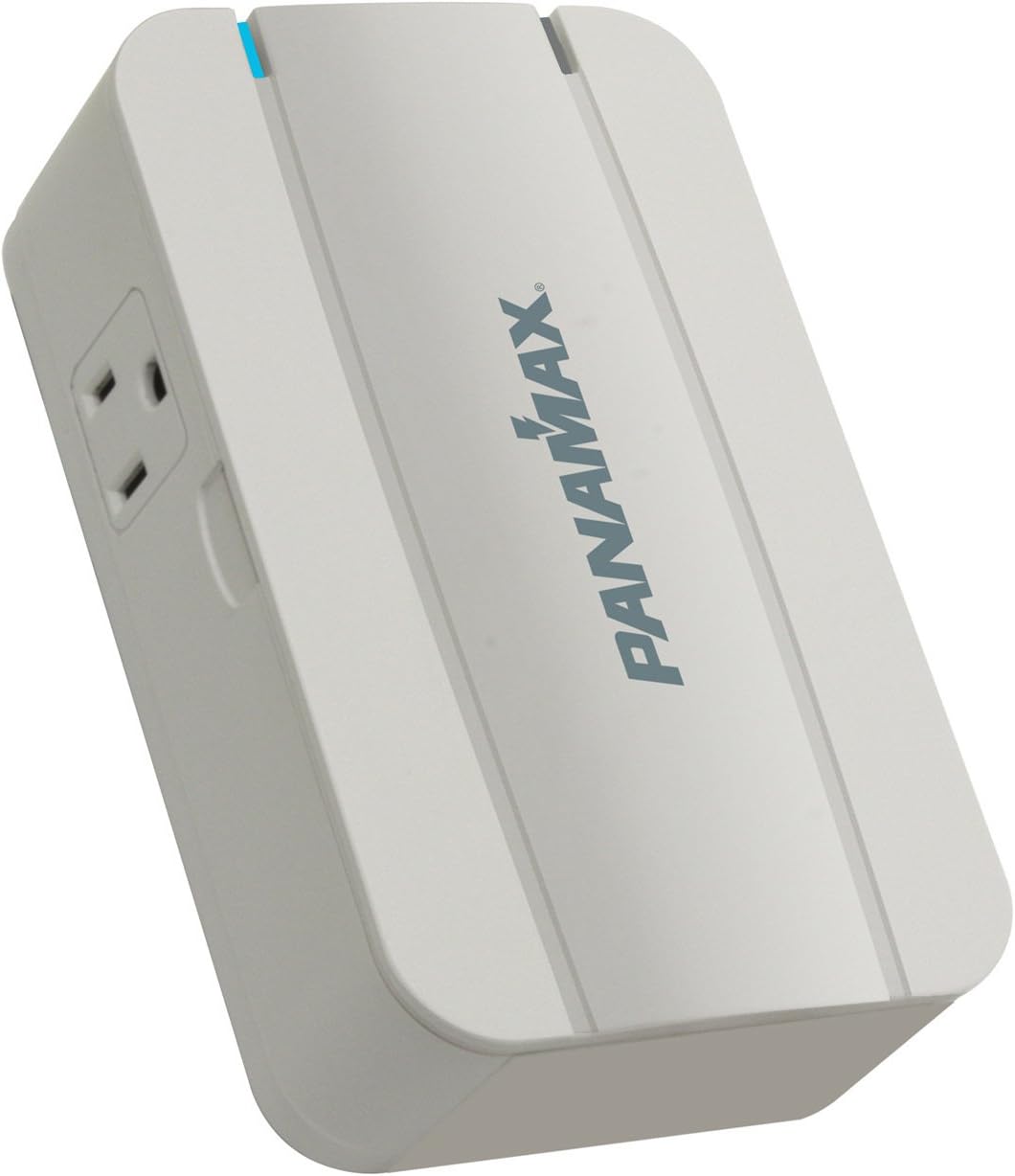 MD2 2 Outlet Direct Plug In Surge - White