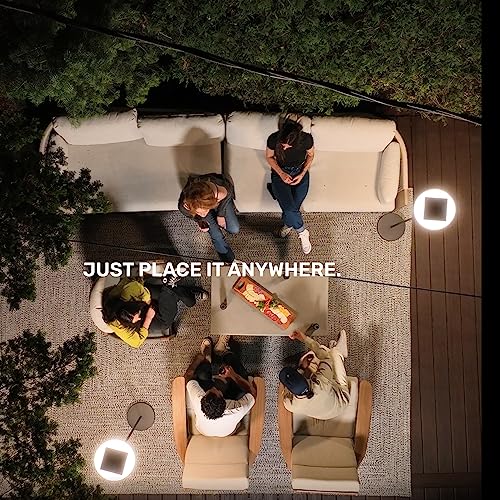 Nocturne Outdoor 100% Solar Powered Floor Lamp | Ultra Bright Diffuse Light | Fully Weatherproof | For Patios, Decks, Outdoor Spaces | Owl (Light Only) #TOP2