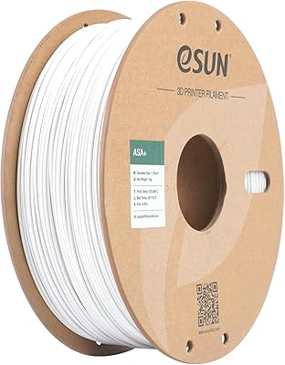 19 – eSUN ASA+ Filament 1.75mm, Weather Resistant 3D Printer Filament for Outdoor Functional Parts, 1KG Spool Heat Resistant Upgraded ASA Plus 3D…