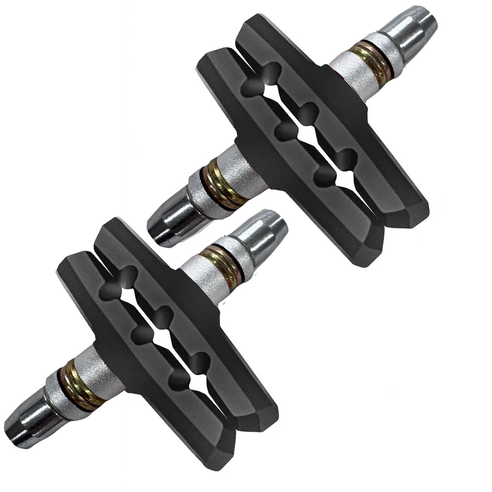 2 Paar V-Brake Bremsbeläge - 70 Mm Bremsklötze Für Fahrrad (Vorder- & Hinterrad)