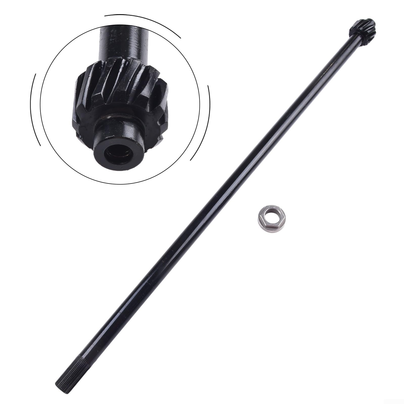 Albero dello sterzo, 1 pezzo, sostituisce 938-05078 738-05078, boccola esagonale ID 5/8" OD 7/8", costruzione in metallo per riparazione tosaerba, adatto per CLT per LT T Series TB42 TB46