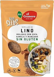 ELGRANERO VITASEEDS semillas lino chia manzana – s’intègre facilement dans une routine de tous les jours, soin conçu pour une utilisation régulière, poids 200 g et facilite la prise en charge de votre