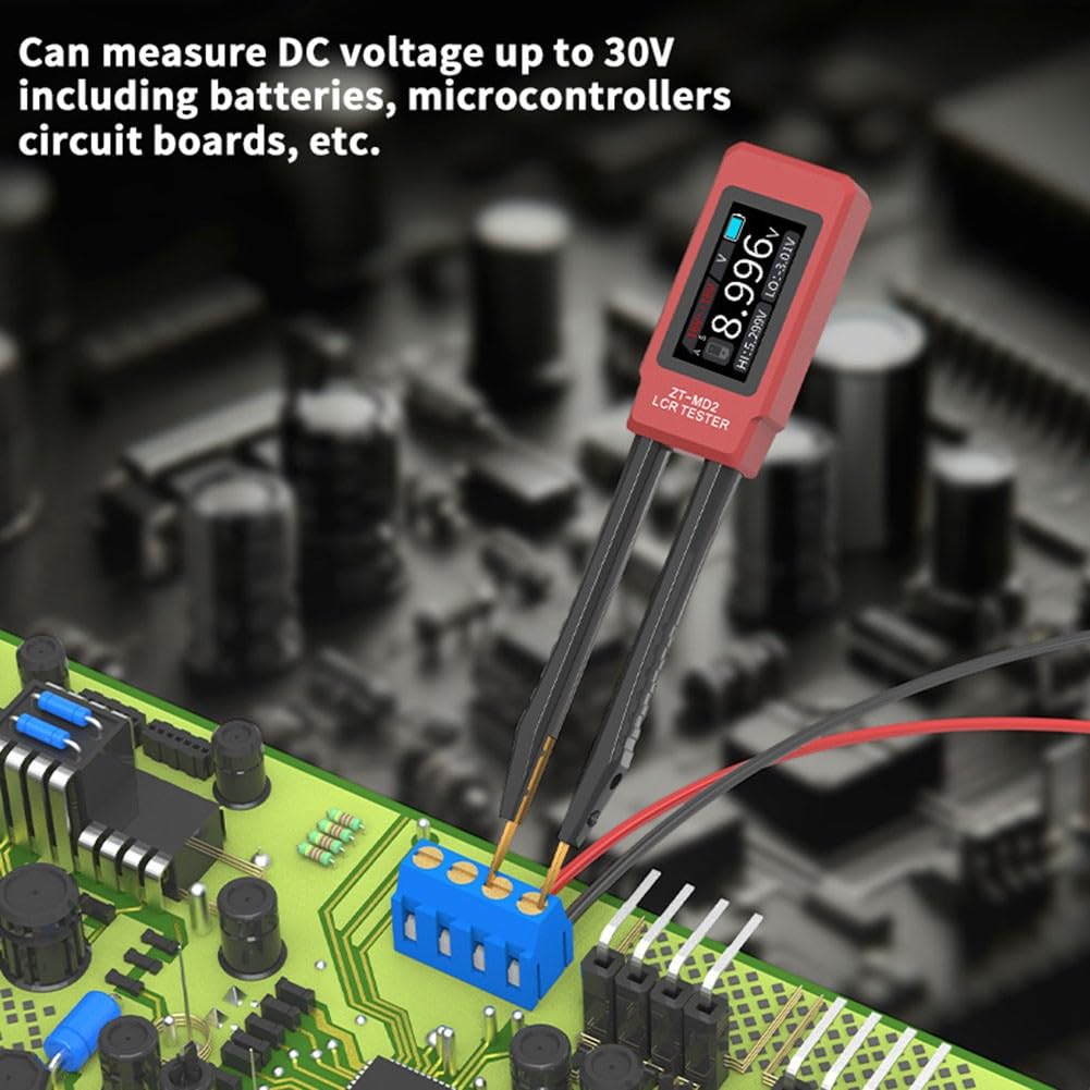 Intelligentes digitales Zangenmessgerät ZT-MD2 für SMD-Bauteilprüfung, misst R/L/C/ESR/Q/D mit einstellbarer Frequenz 100Hz-10kHz