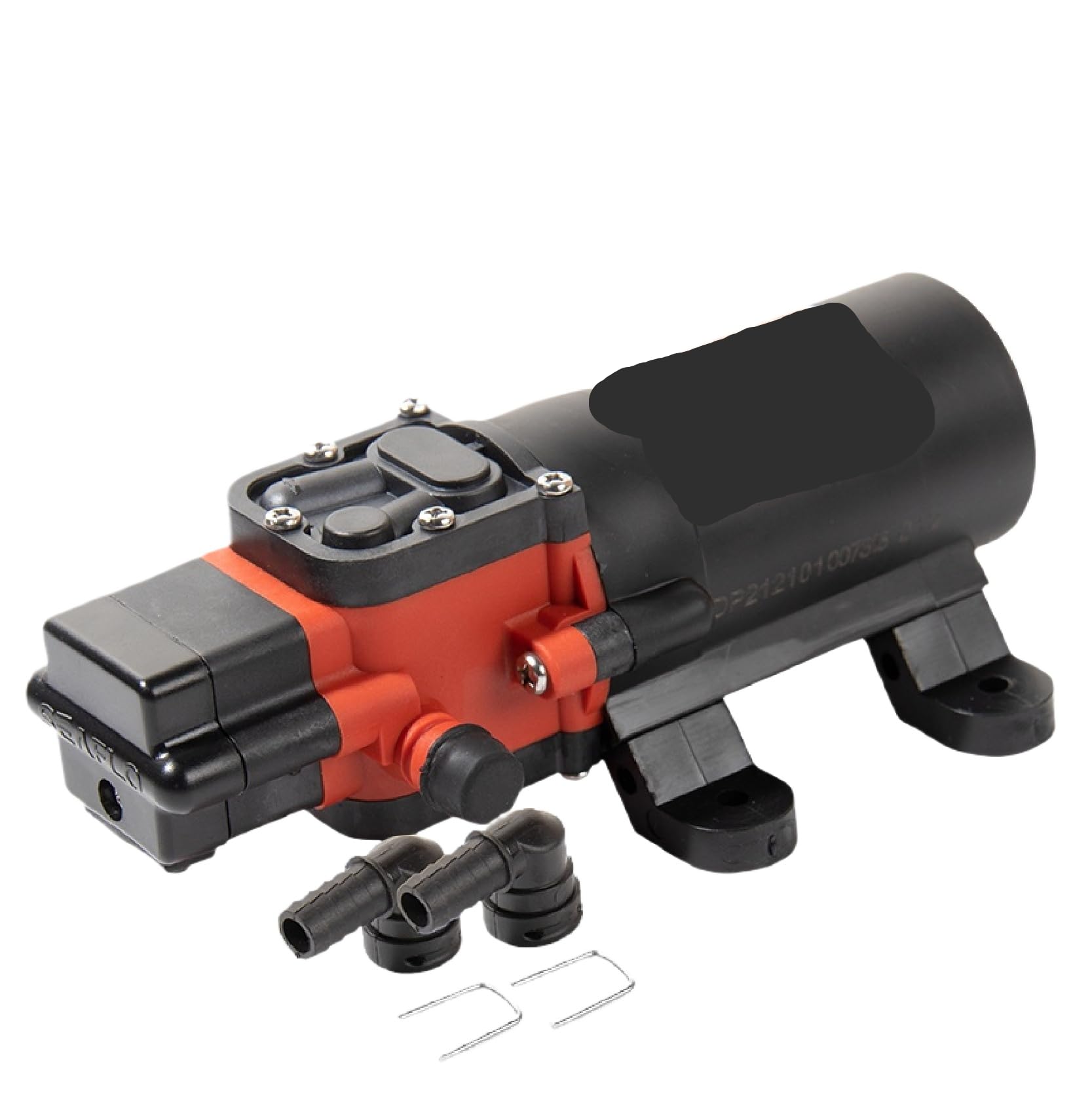 Ztbetcmva Ships From: China Mainland; 12Vdc Diaphragm Pump 12V 24V Dc Self-Priming Booster Pump For Rv Caravan Boat Camping Fresh Water(Ships From: China Mainland; 12Vdc)