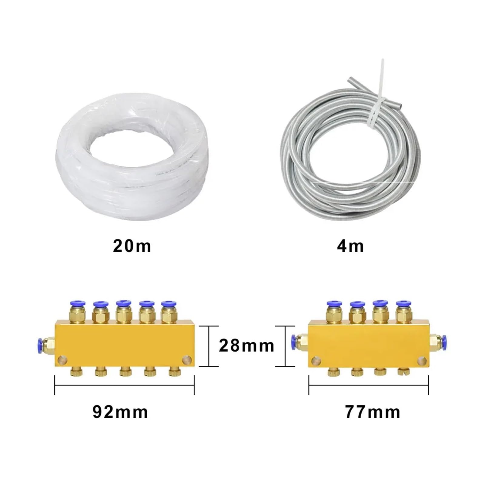 Automatyczna pompa oleju smarowego CNC Zestaw pompy olejowej do grawerowania CNC z uchwytem, wylotem Φ4 mm, ręczne pompy wtryskowe (Silver Oil Pump)