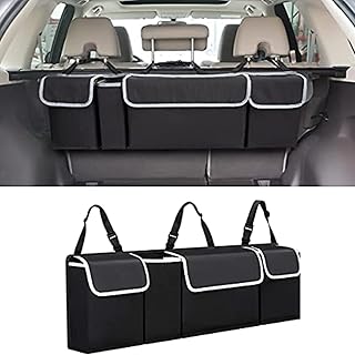 Car Boot Organiser, for Volvo XC-60 (XC60) 2017-2024 Universal Boot Bag, Car Storage Box, Car Boot Storage Accessories