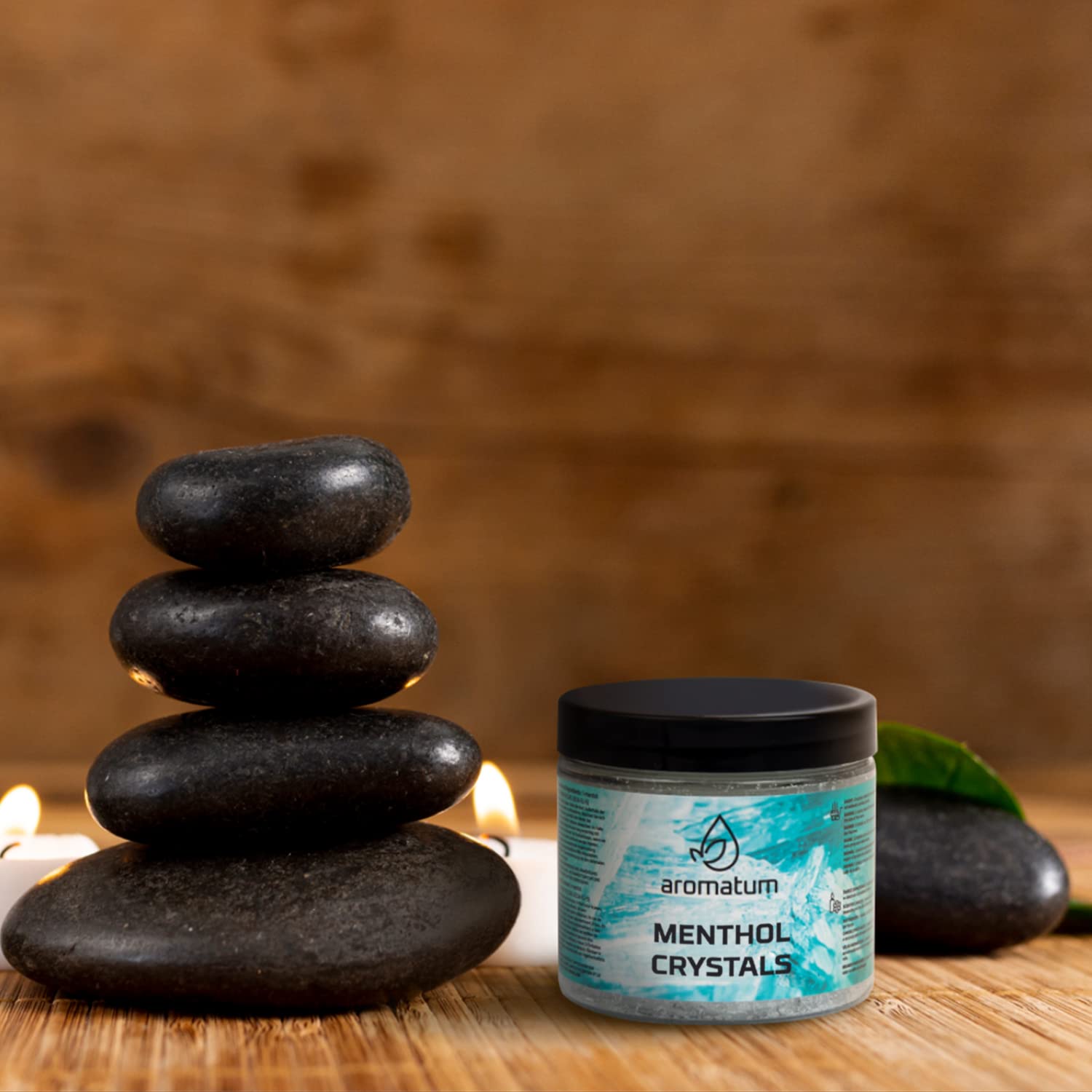 Accesorios Sauna Cristales de Mentol 100g, Cristales para la Sauna para Inhalación | Sauna Infusiones Naturales Libera las Vías Respiratorias y Proporciona un Aroma Intenso | Regalo Sauna